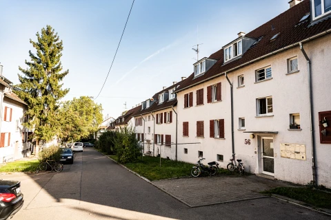 Beginn der Abbrucharbeiten Bauabschnitt 1 der Kleinfeldstra&szlig;e 50-56